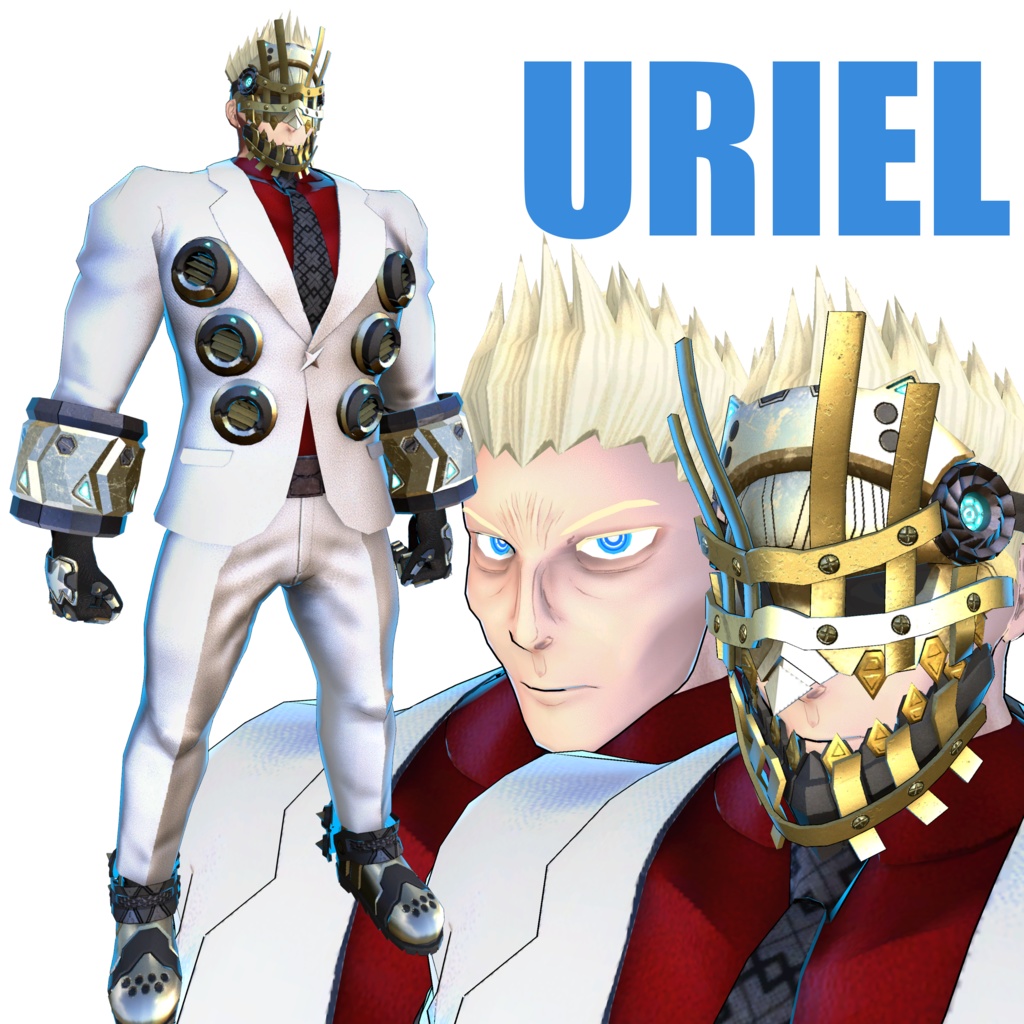 VRC/VRM対応男性型3Dモデル「ウィッカーマン」