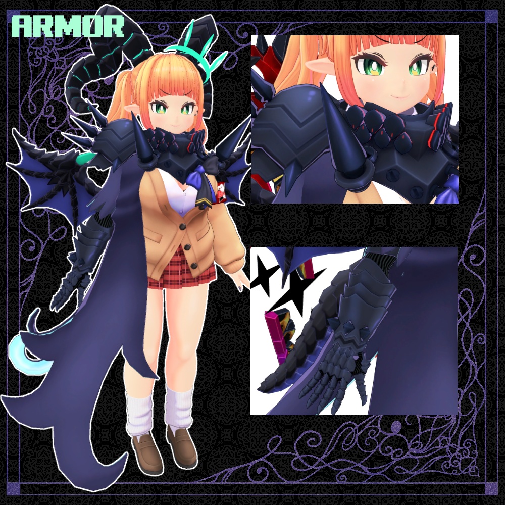 「魔王るお」があらわれた!/VRC想定3Dモデル(PC・QUEST・VRM)PB対応