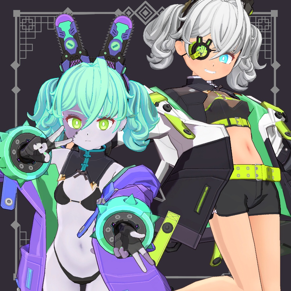 セルルックテクスチャ&マテリアル【キラービット対応】