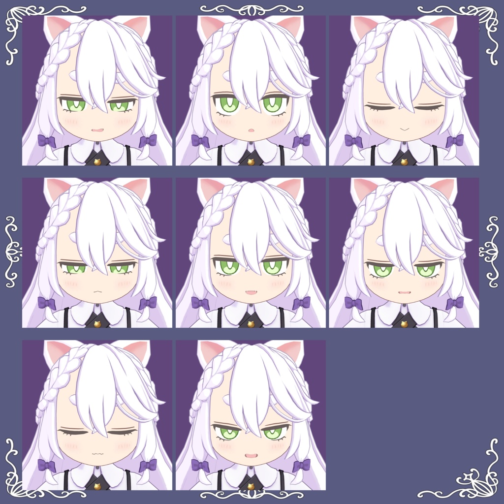 「るすばんねこ」VRC/VRM対応オリジナル3Dモデル/アバター