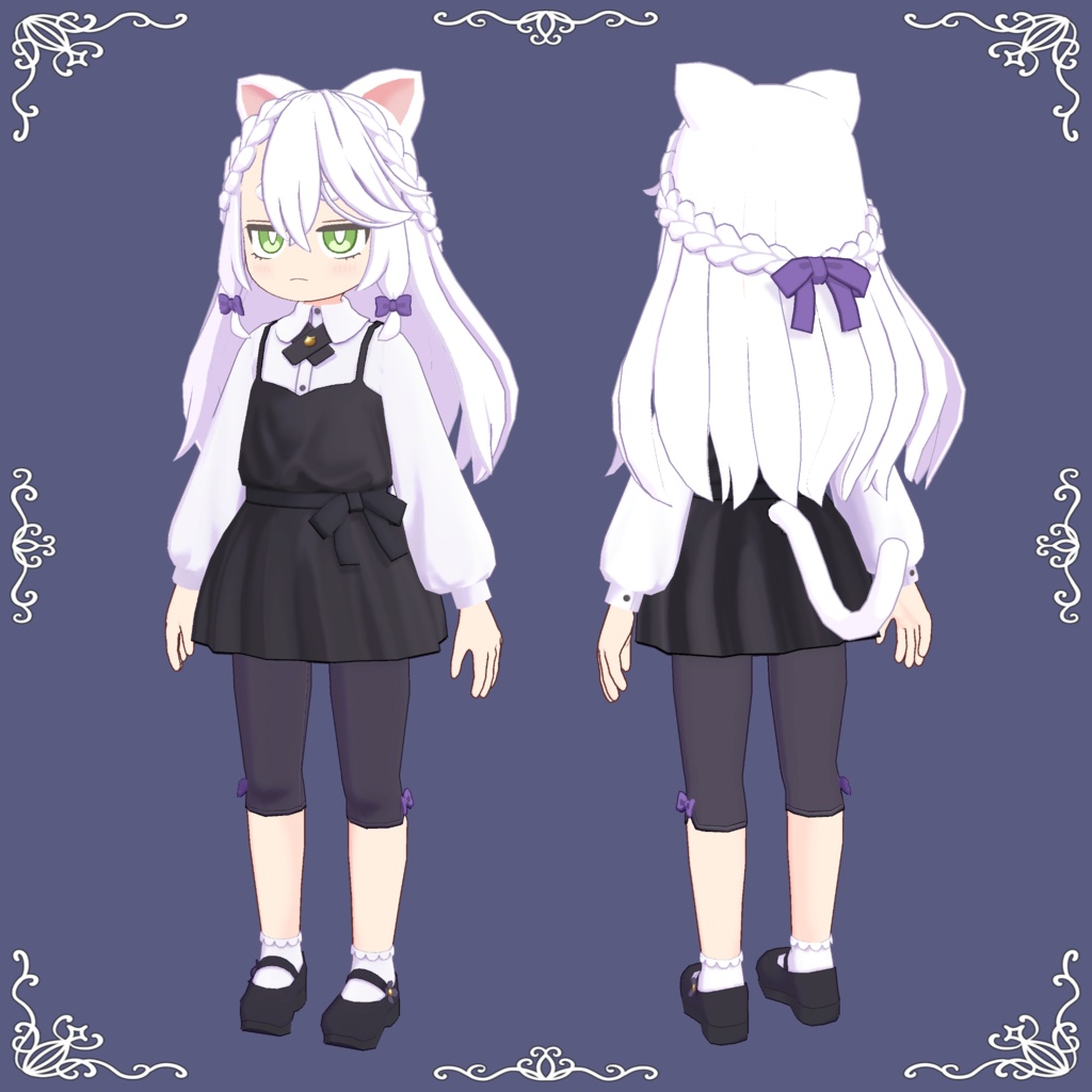 「るすばんねこ」VRC/VRM対応オリジナル3Dモデル/アバター