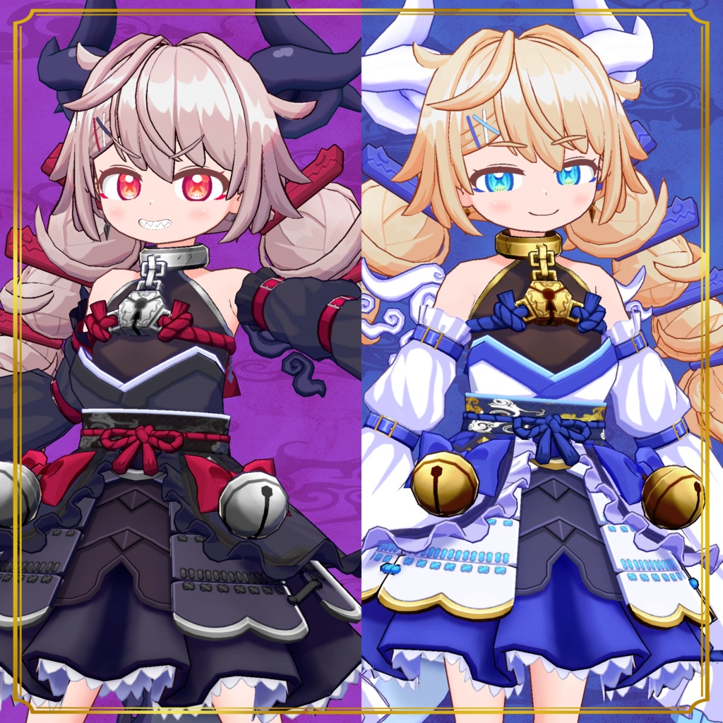 超絶御利益大明神「ここのつさま」オリジナル3Dモデル