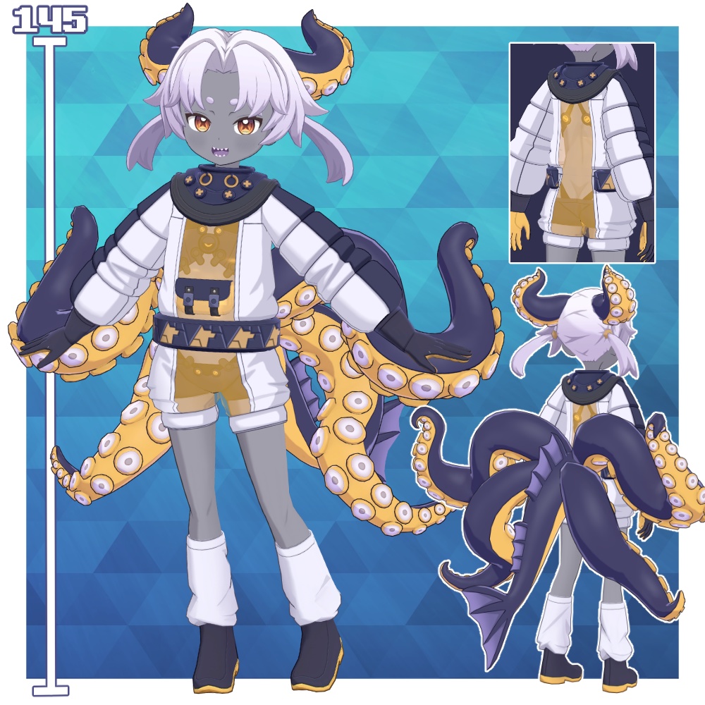 「スモグリ」 VRC対応オリジナル3Dモデル