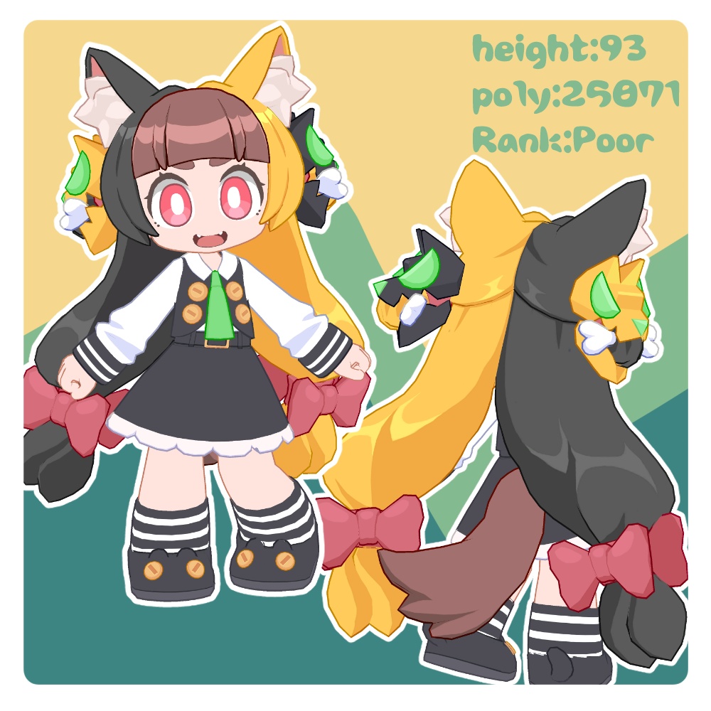 「けるべる・ろーChibi」VRC対応オリジナル3Dモデル