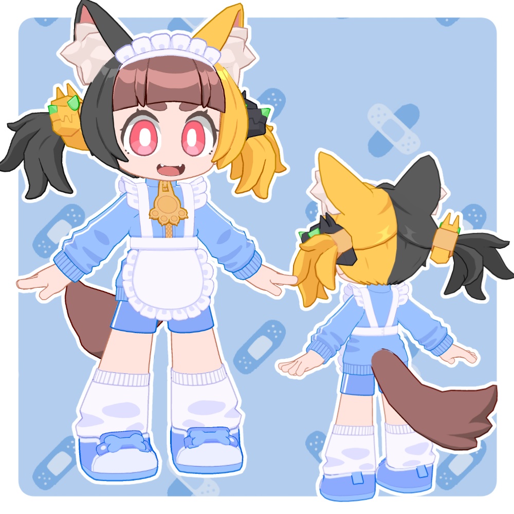 「けるべるジャージメイドセット」けるべる・ろーChibi対応