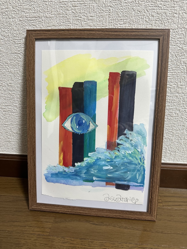 【アクリル原画】真実の熱き心