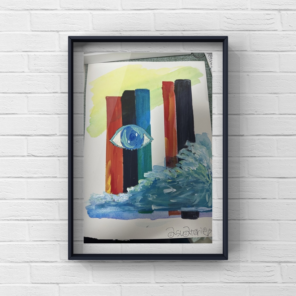 【アクリル原画】真実の熱き心