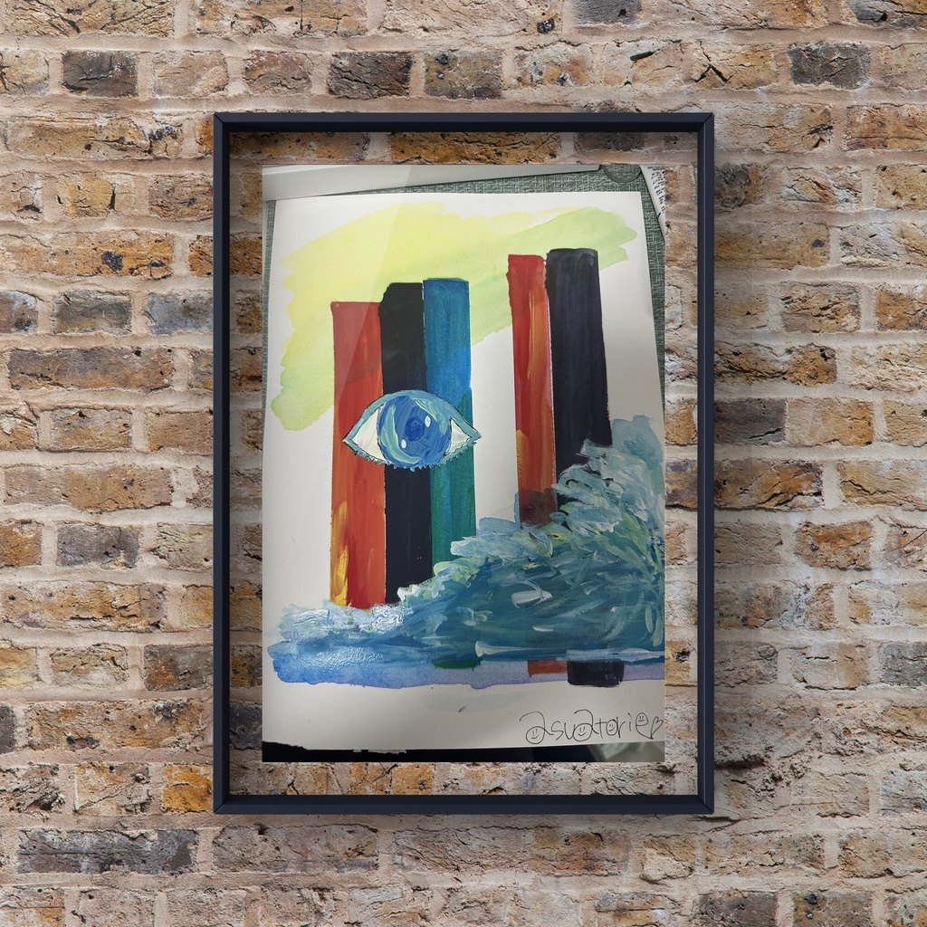 【アクリル原画】真実の熱き心