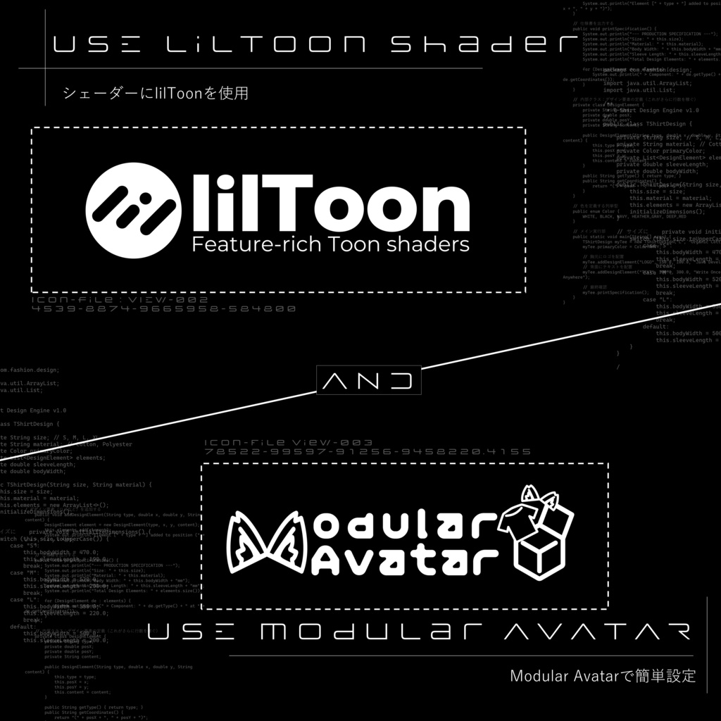 【全アバター対応】Cyber Halo / VRC想定アクセサリー