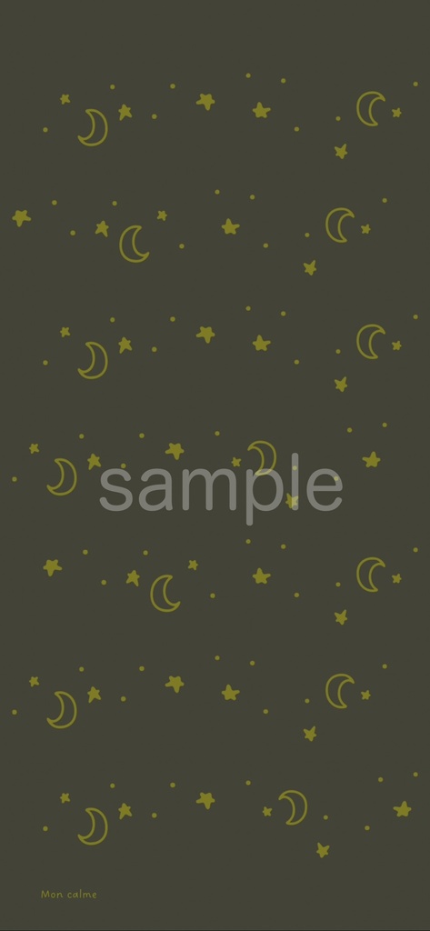 ナイトカラー壁紙セット(全5色・iPhone/Androidサイズ)|Mon Calme