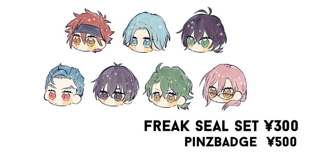 フェイス　ピンバッジ