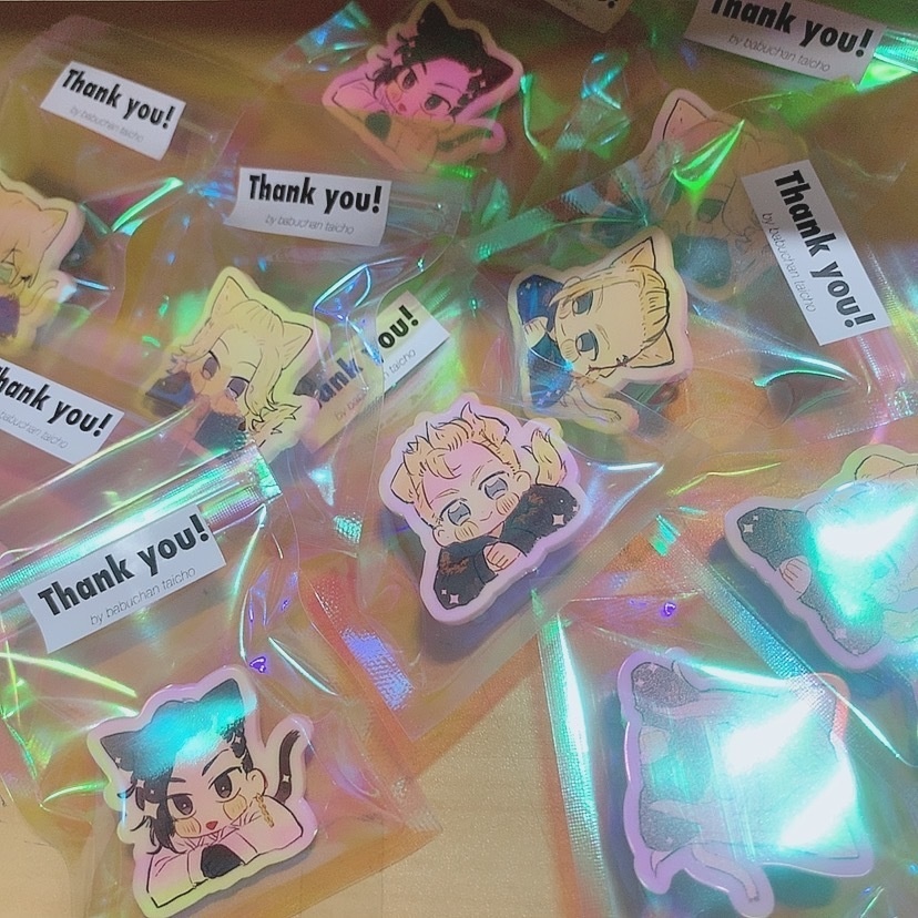 マンジ アクリルバッジ