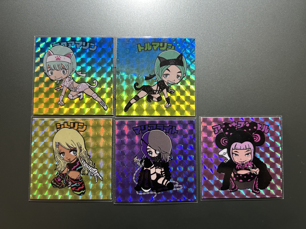 プロレスリングQ★第3弾シール5種セット★オマケ付き