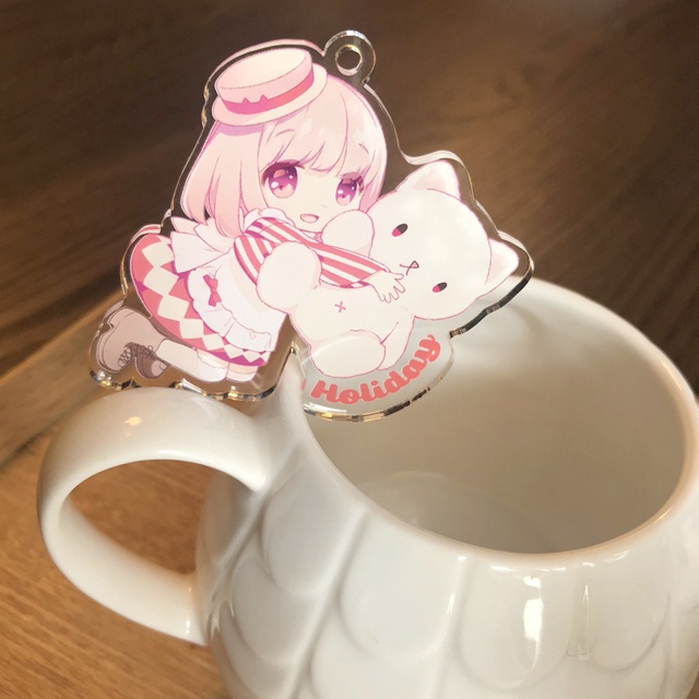 【新作】Drink me キーホルダー【ネネコ】