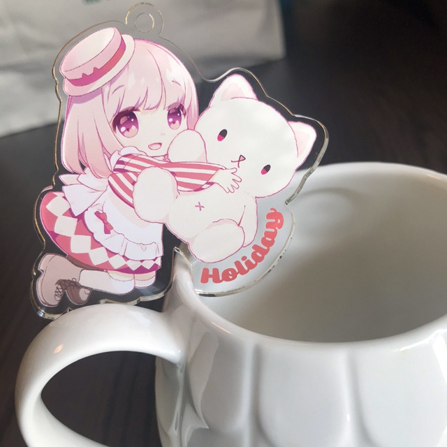 【新作】Drink me キーホルダー【ネネコ】