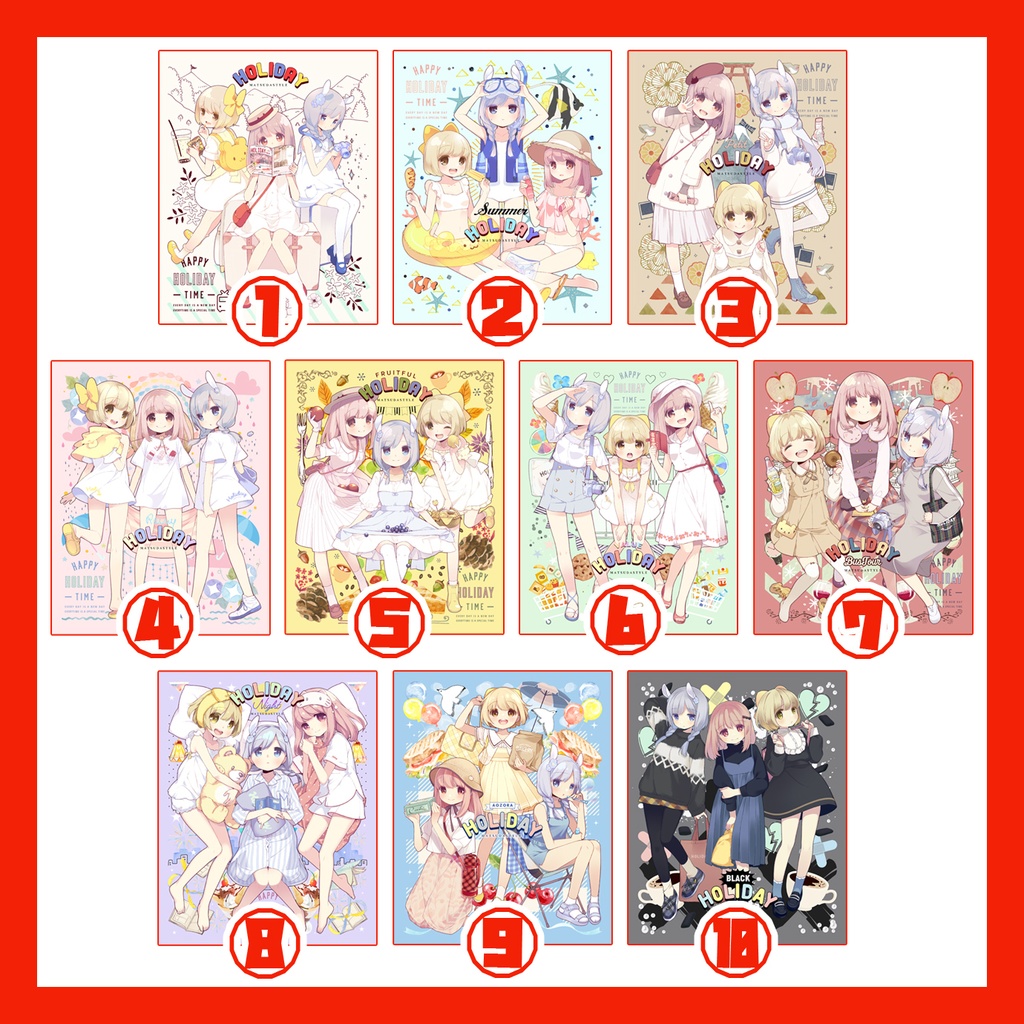 B6イラストカード