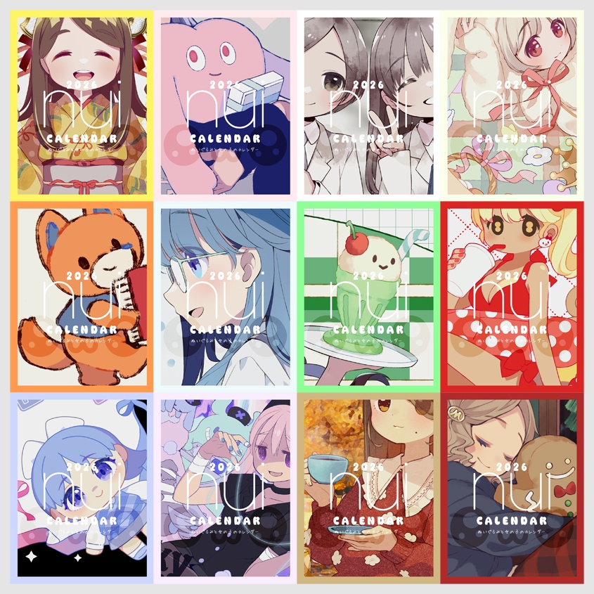 2026年卓上カレンダー