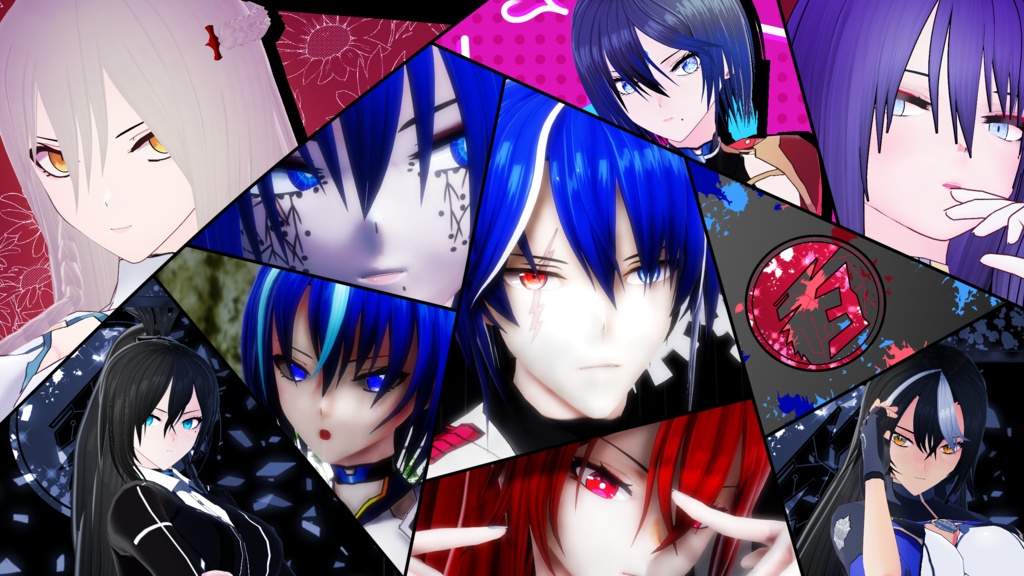 Collection of +100 vroid models