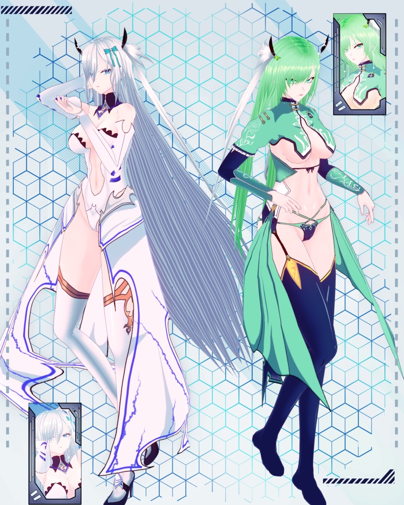 ■ ☆ Pack Model #1 VRM + VROID FILE