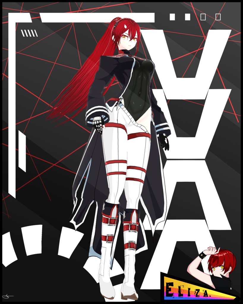 ■ ☆ Pack Model #4 VRM + VROID FILE + XWEAR