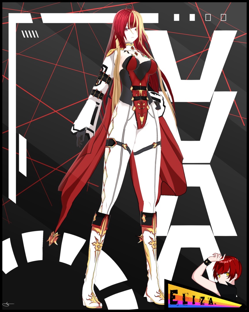 ■ ☆ Pack Model #4 VRM + VROID FILE + XWEAR