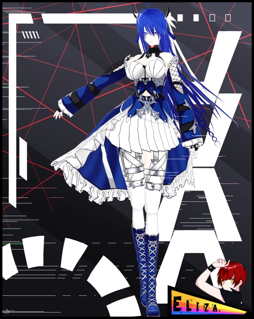 ■ ☆ Pack Model #5 VRM + VROID FILE + XWEAR