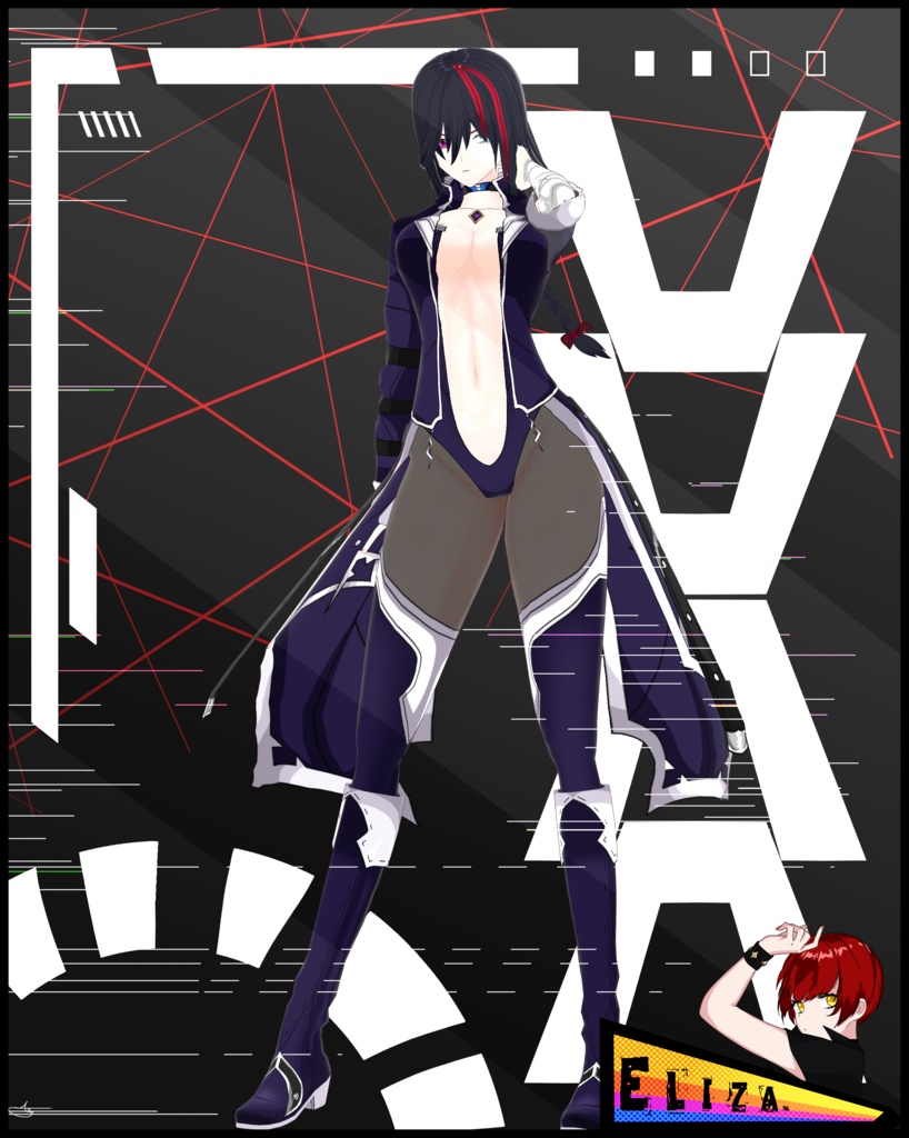 ■ ☆ Pack Model #5 VRM + VROID FILE + XWEAR
