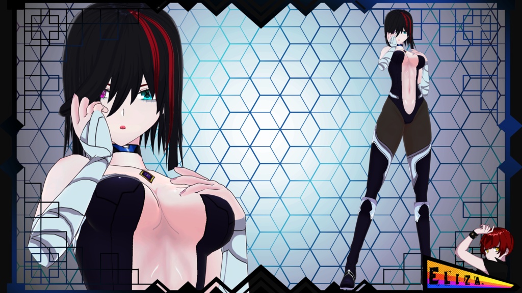 ■ ☆ Pack Model #5 VRM + VROID FILE + XWEAR