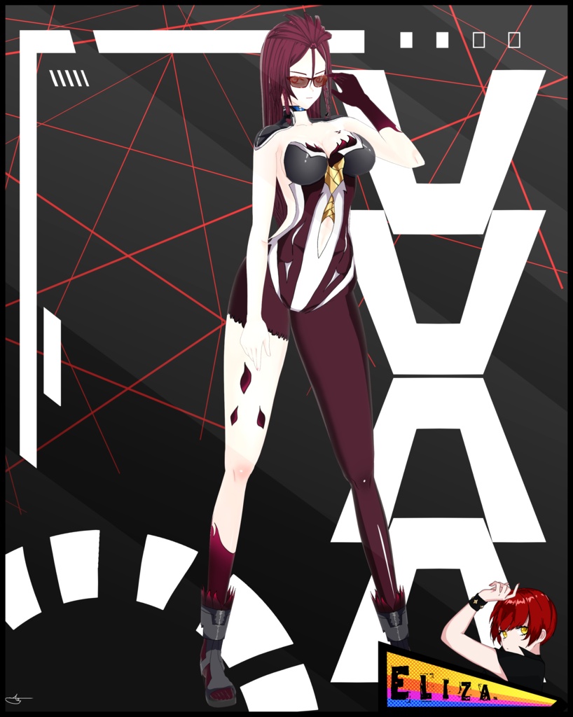 ■ ☆ Pack Model #9 VRM + VROID FILE + XWEAR