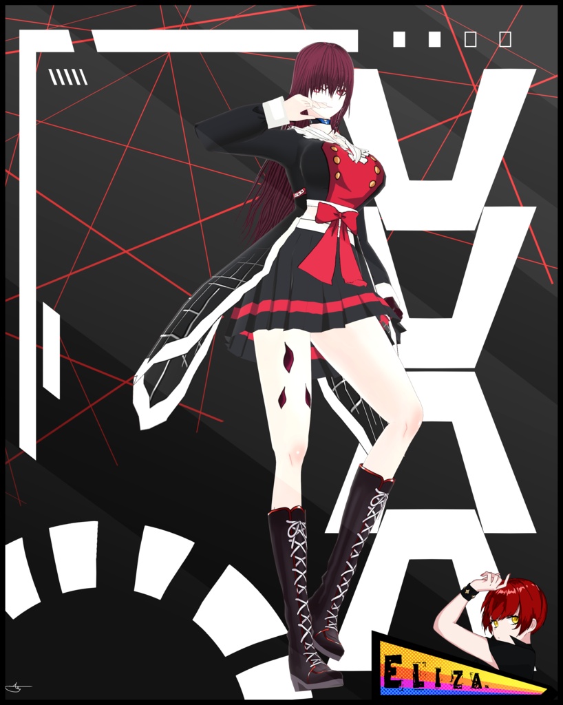 ■ ☆ Pack Model #9 VRM + VROID FILE + XWEAR