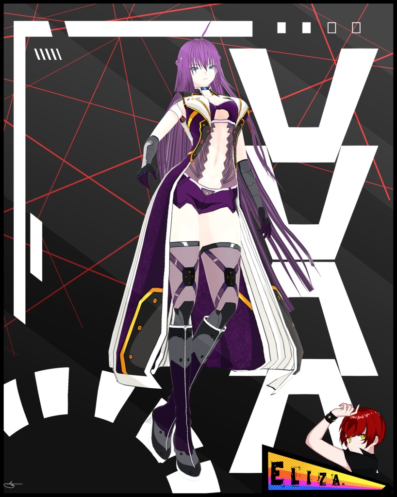 ■ ☆ Pack Model #9 VRM + VROID FILE + XWEAR