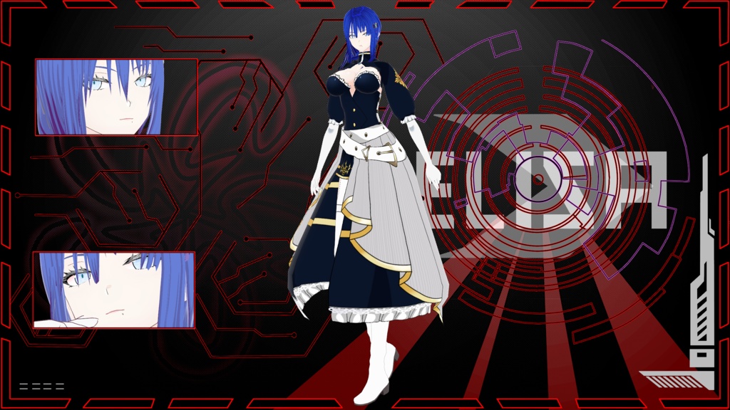 ■ ☆ Pack Model #9 VRM + VROID FILE + XWEAR