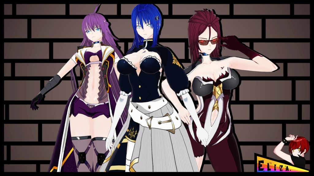 ■ ☆ Pack Model #9 VRM + VROID FILE + XWEAR