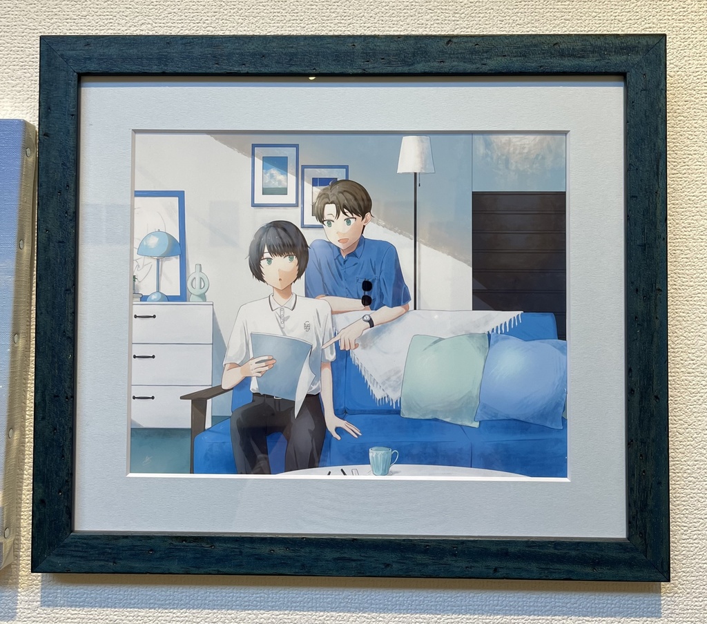 【8/31まで受注生産】blue villa 額装なしF3ジークレー