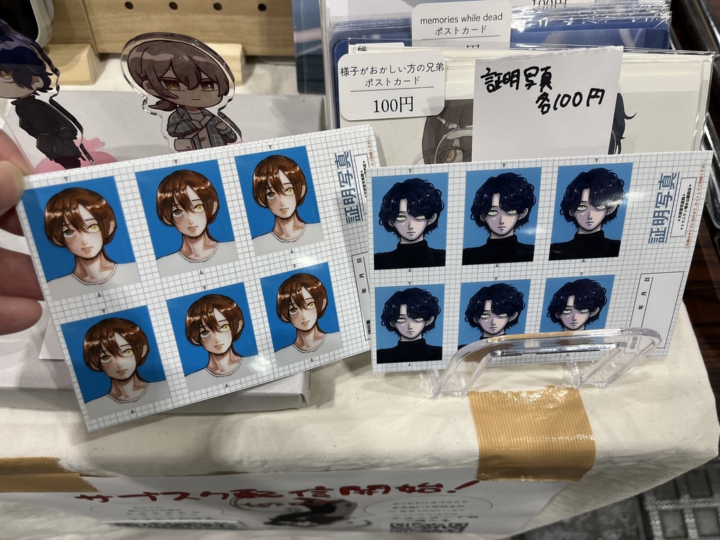 証明写真　静間佳・静間倖