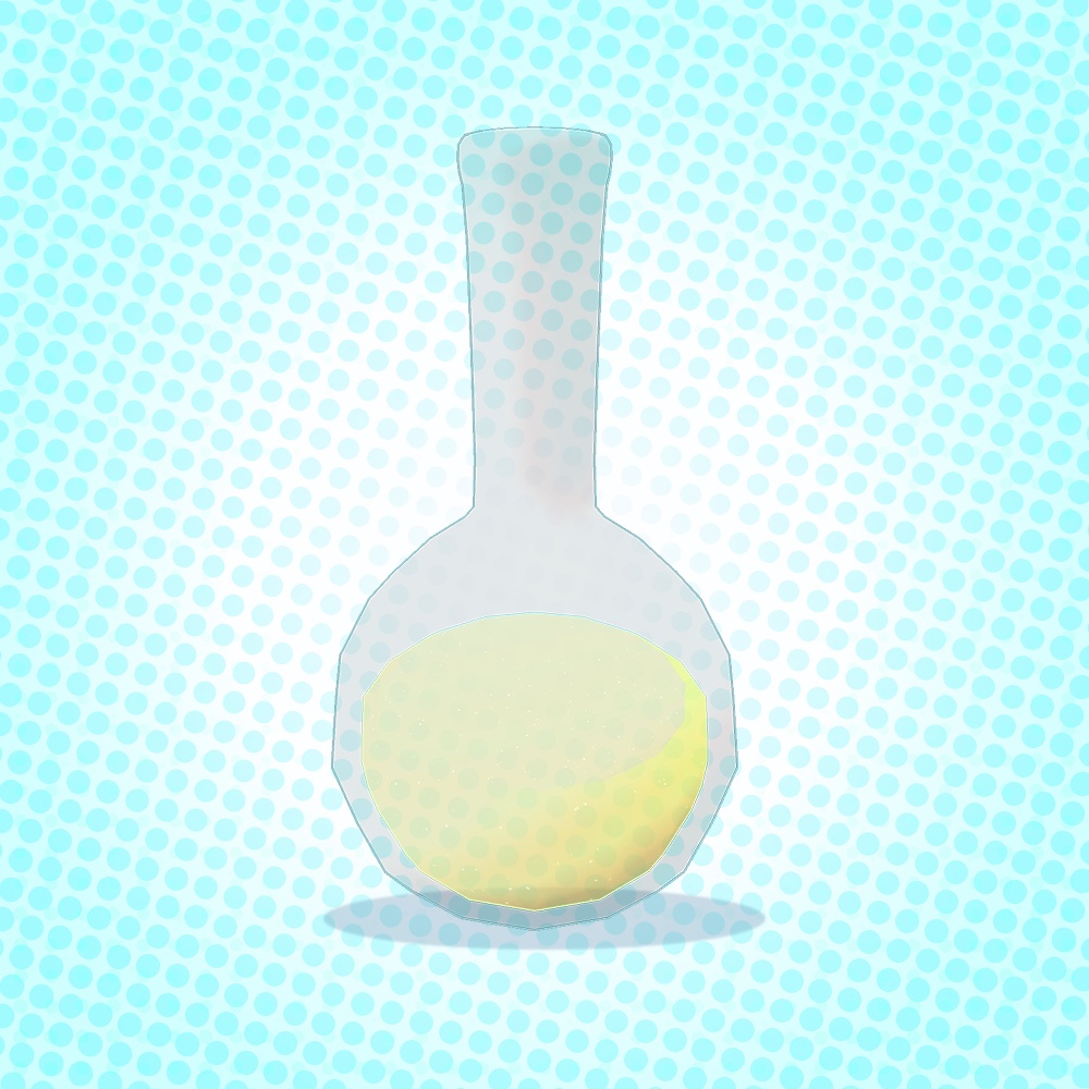 【VRChat想定】フラスコ(ラメ入り)【科学×ラブリー】