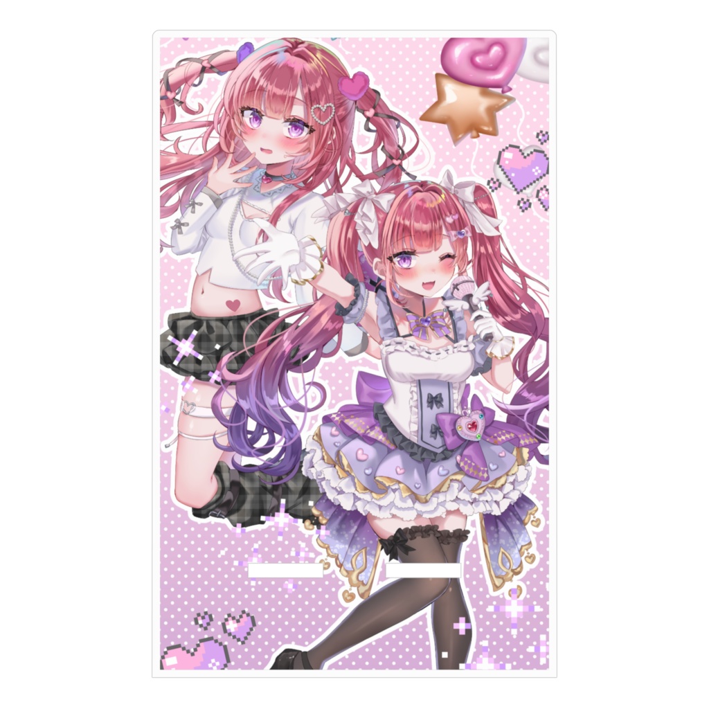 アクリルスマホスタンド