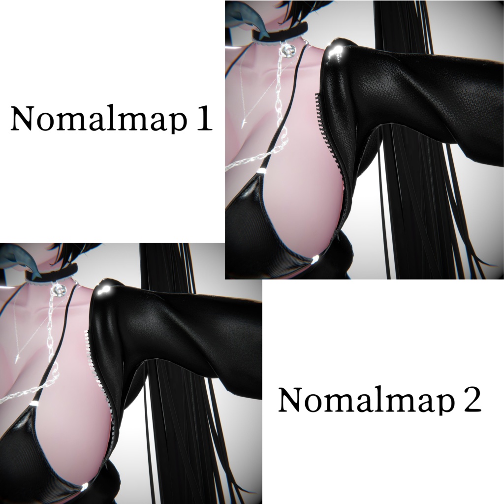 【無料】200フォロワー感謝記念!nomalmap2種&matcapセット