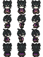 歩行グラフィック用下絵