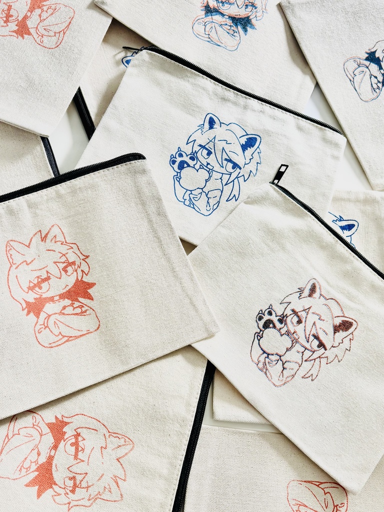 シルクスクリーンポーチ