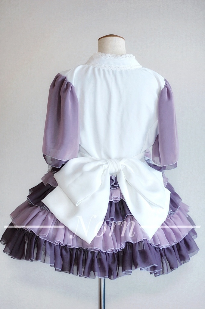 創作オリジナル衣装*紫陽花メイド衣装(紫)