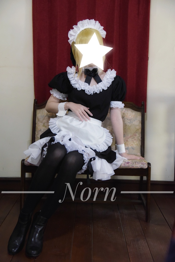 Fate カーニバル ファンタズム セイバーオルタ メイド服衣装 Norn Booth