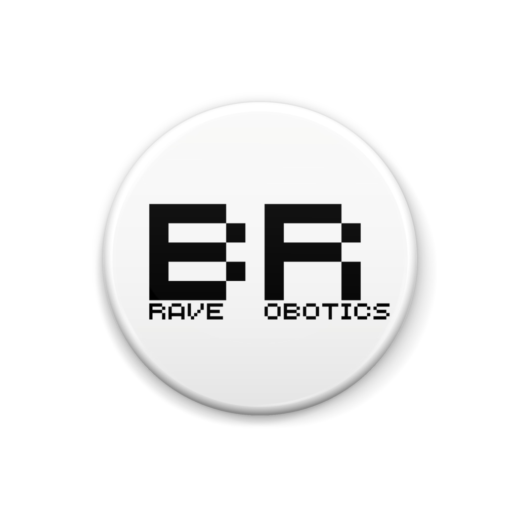 BRAVE ROBOTICS ロゴ缶バッジ