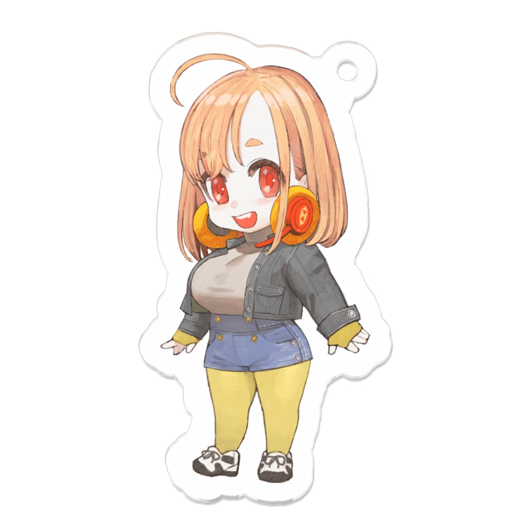 ディフォルメりあん(笑顔)アクリルキーホルダー