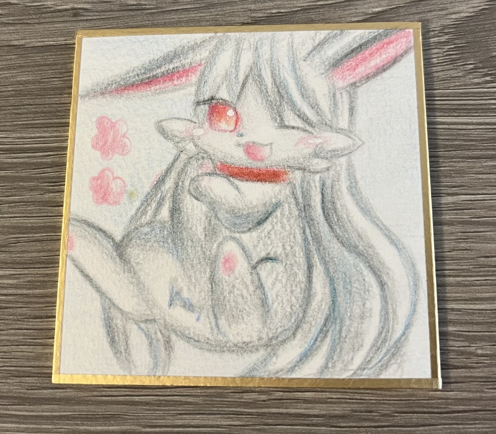 ウインクカノンちゃん ミニ色紙