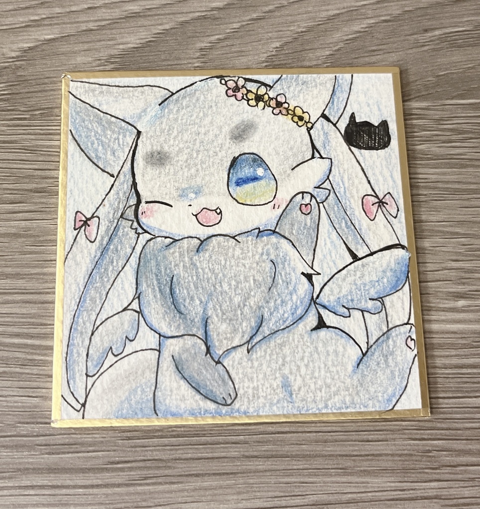 ぬぬちゃん ミニ色紙