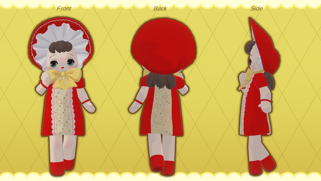 【無料】時鹿文化人形【オリジナルモデル】