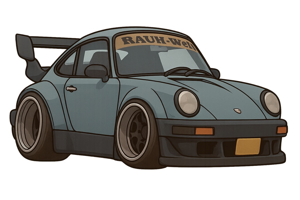 昭和レトロポルシェ風スポーツかー