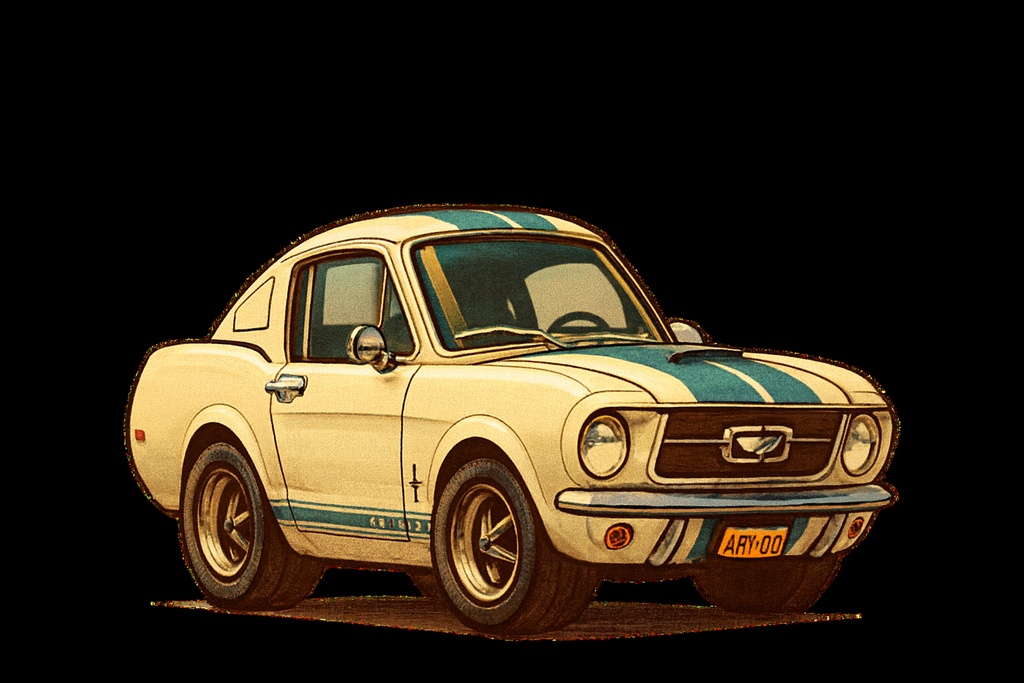 アメリカンネオクラシックカーマスタング風