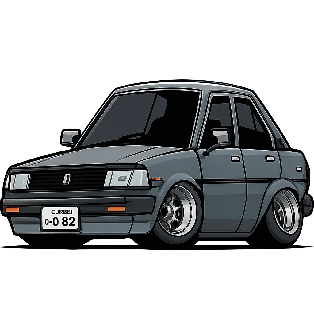 昭和レトロ風カローラネオクラシック風